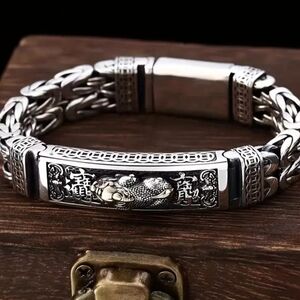 Fashion Pixiu Bracelet Jewelry Accessories For Men. Stainless steel Hypoallergen